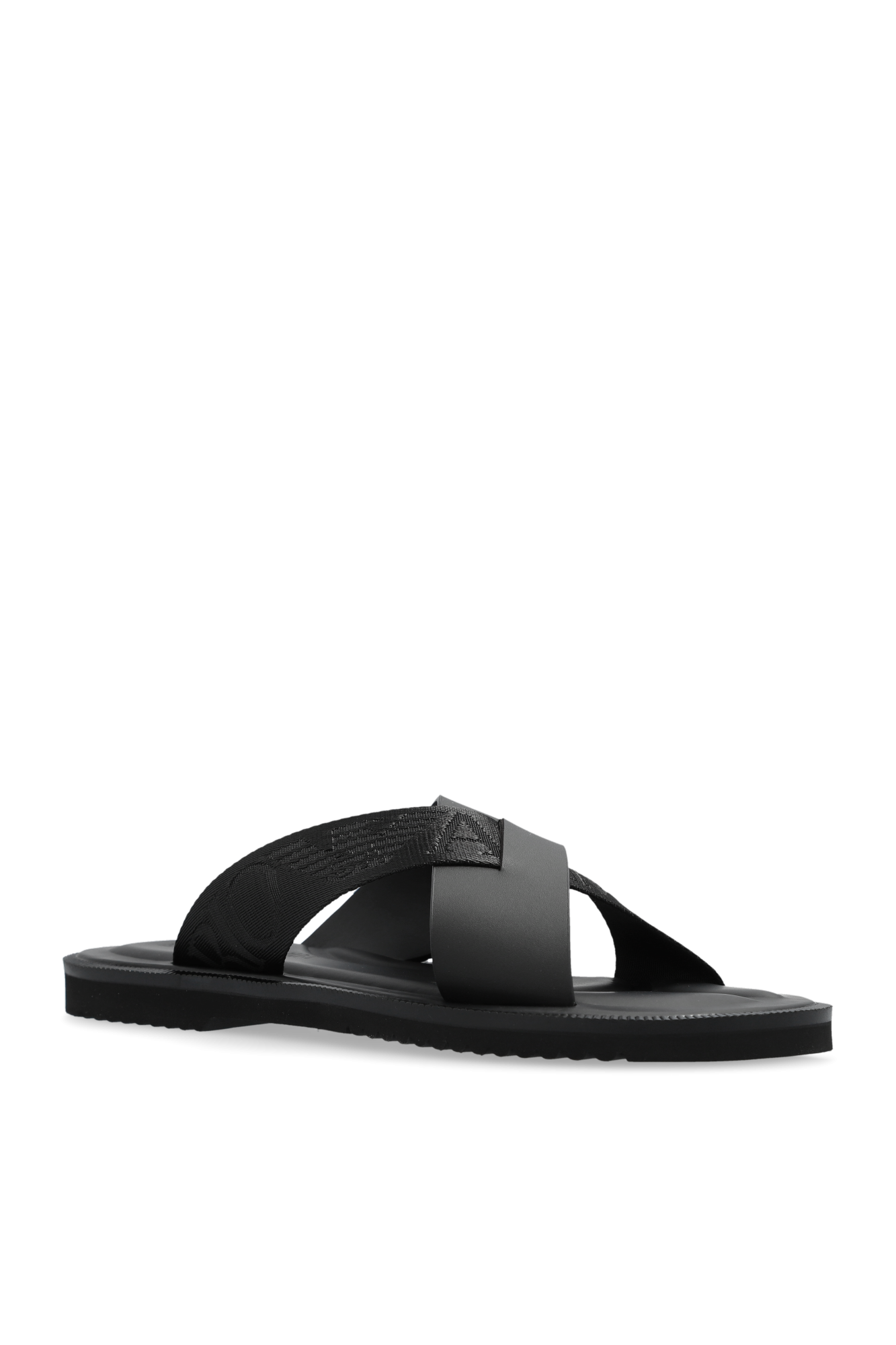 Emporio Armani Slides with logo | Men's | Vitkac